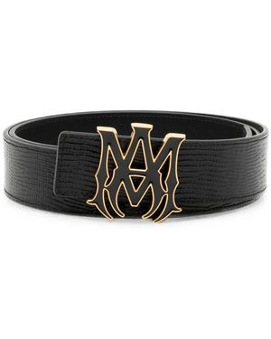 Amiri Ma Lizard Belt - Schwarz