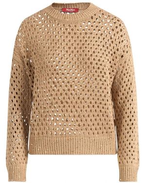 Max Mara Round-Neck Knitwear - Neutre