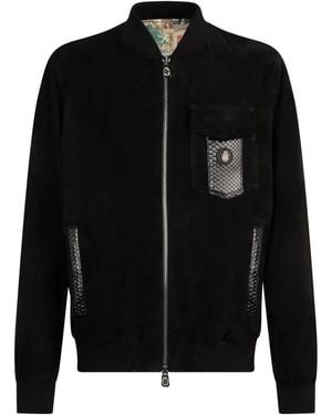 Billionaire Bomber Jackets - Negro