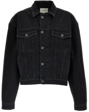 Loulou de Saison Jassen ,Zwart ,Denim Dave Denim Jacket