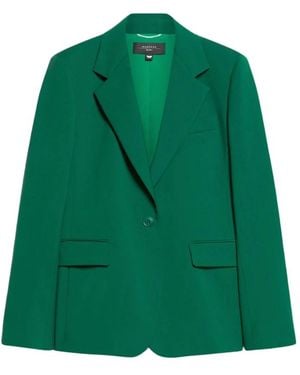 Weekend by Maxmara Blazer Lamine - Groen