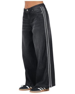 adidas Originals Wide Jeans - Noir