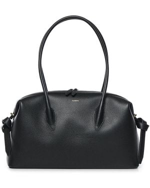 Yuzefi Tassen ,Zwart ,Leer Brioche Duffle