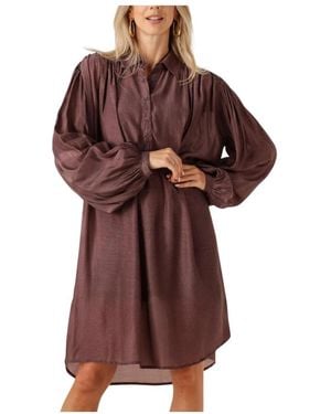 Mes Demoiselles Shirt Dresses - Bruin