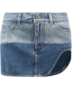 The Attico Denim Skirts - Azul