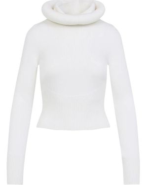 Alaïa Turtlenecks - White
