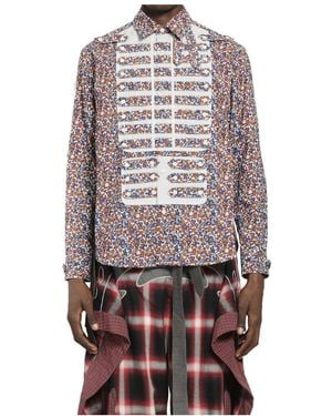 Craig Green Multi Tab Shirt - Blau