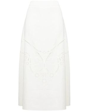 Chloé Midi Skirts - Blanco