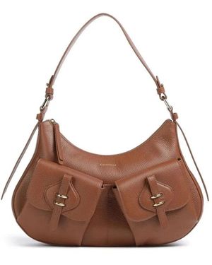 Coccinelle Tassen ,Bruin ,Leer Handbag Grained Leather