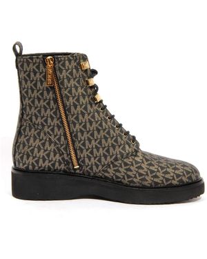 Michael Kors Lace-Up Boots - Brown