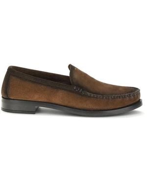 Prada Schoenen ,Bruin ,Leer The Loafers