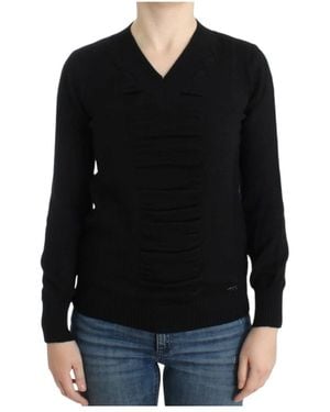 CoSTUME NATIONAL V-Neck Knitwear - Black