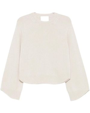 Vanisé Truien & Vesten ,Round-Neck Truien - Wit