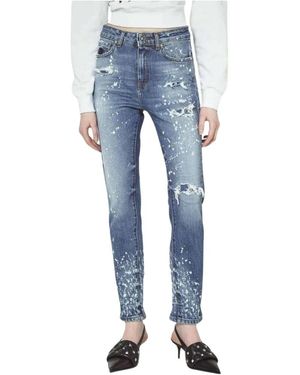 John Richmond Slim Fit Jeans - Blue