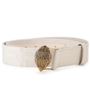 Kurt Geiger Logo Buckle Belt - Weiß
