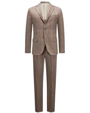 Eleventy Single Breasted Suits - Neutro