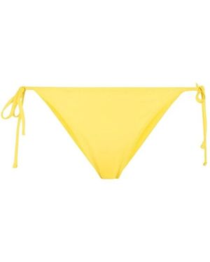 Roberto Cavalli Bikini Briefs Met Striksluiting - Geel