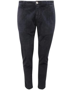 Mason's 9Pn2A4973 Milano Samt-Hose - Blau