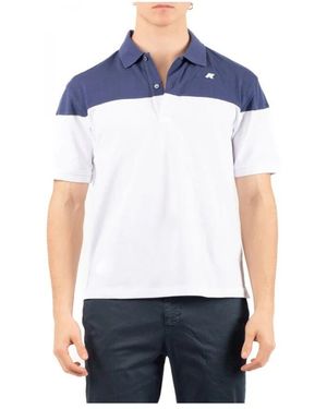 K-Way Stilvolle Polo Jacke Für Männer - Blau