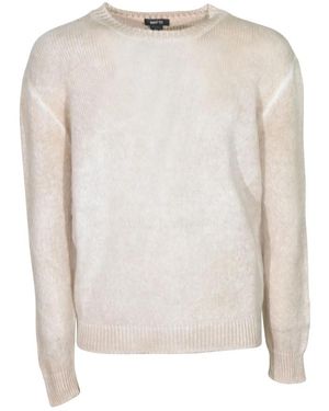 Avant Toi Round-Neck Knitwear - Blanc