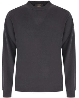 Zanone Round-Neck Knitwear - Azul