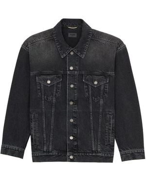 Saint Laurent Denim Jackets - Schwarz