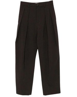 Barena Wide Trousers - Black