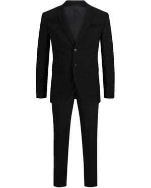 Jack & Jones Single Breasted Suits - Negro