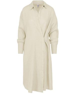Bomboogie Shirt Dresses - Natural