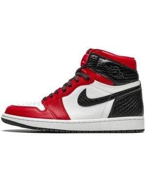 Nike Retro High Og Satin Snake - Rot