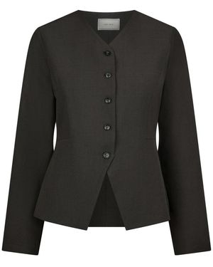 Neo Noir Jassen ,Grijs ,Blazers - Zwart