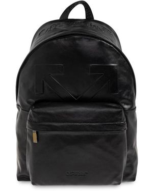 Off-White c/o Virgil Abloh Tassen ,Zwart ,Leer Heritage Rugzak