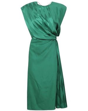 Versace Midi Dresses - Green