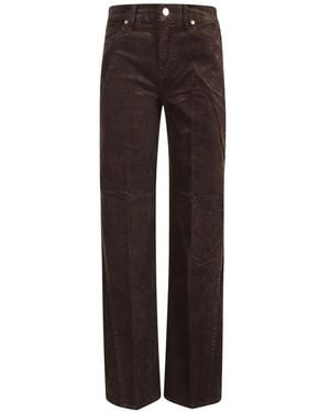 7 For All Mankind Lotta Corduroy Broek - Bruin