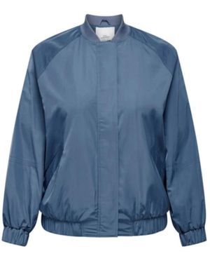 Only Carmakoma Bomber Jackets - Azul