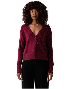 Patrizia Pepe Vest Met Wolmix - Rood