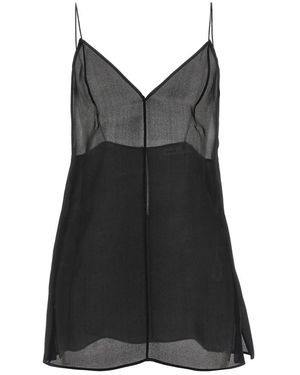 KHAITE Sleeveless Tops - Black