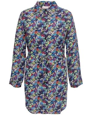 Only Carmakoma Shirt Dresses - Blue