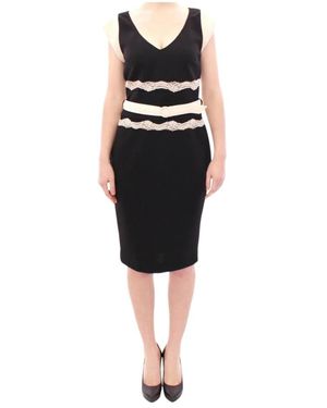 Roberto Cavalli Midi Dresses - Black