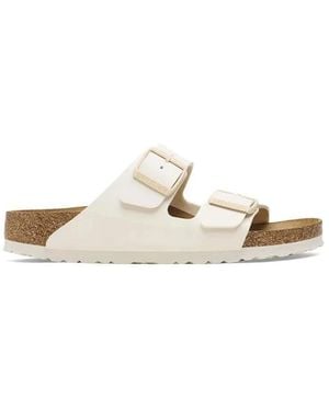 Birkenstock Sliders - Blanco