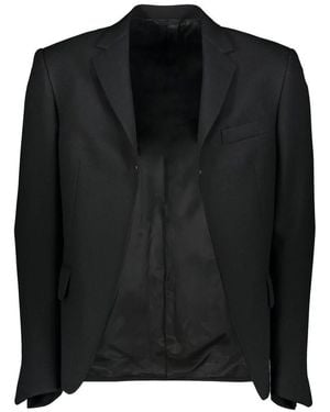 Random Identities Einreihiger Blazer Mit Reverskragen - Schwarz