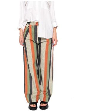 Thinking Mu Wide Trousers - Bianco