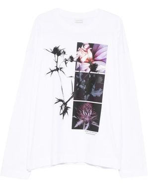 Dries Van Noten Long Sleeve Tops - Blanc