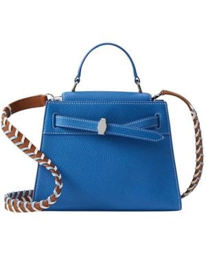 Veronica Beard Dash Top Handle Bag - Blau