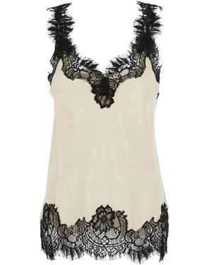 Gold Hawk Sleeveless Tops - Zwart