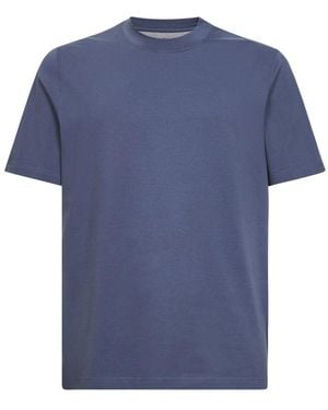 Brunello Cucinelli T-Shirts - Blue