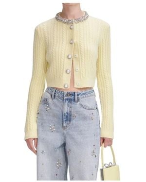Self-Portrait Cardigans - Blue