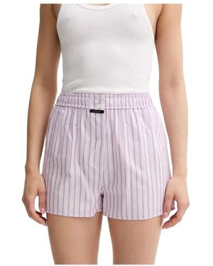 Patrizia Pepe Nachtkleding ,Paars ,Katoen Pyjamashortjes