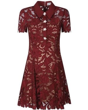 Self-Portrait Short Dresses - Red