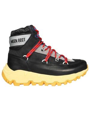 Moon Boot Lace-Up Boots - Blue